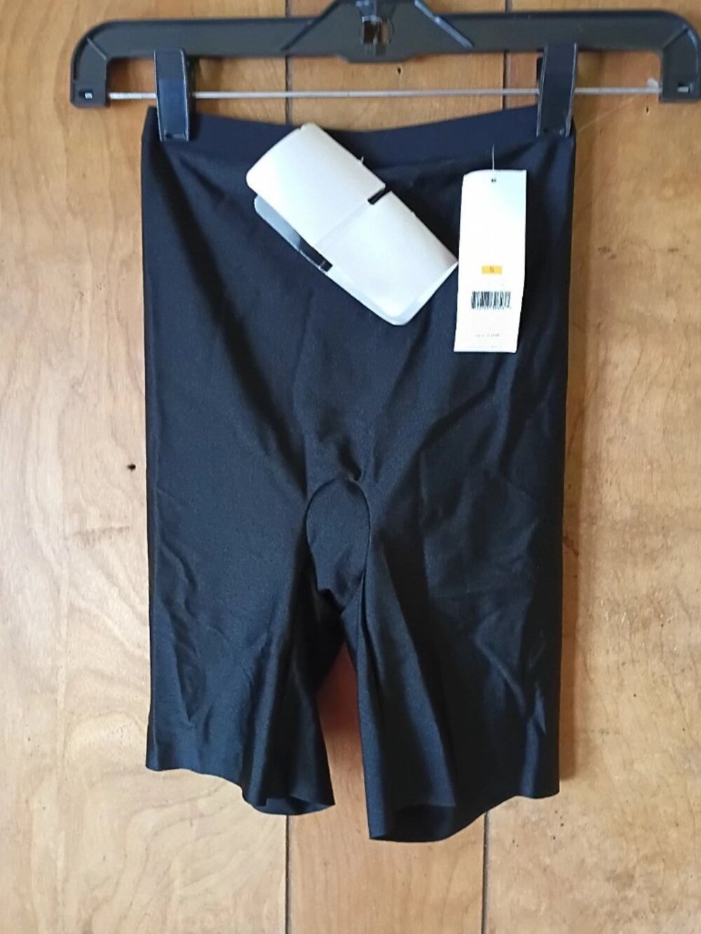 Jones New York Shiny Thigh Slimmer Shapewear Shorts Women's Size S Black NWT